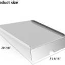 22" Stainless Steel Drip Pan Heat Baffle Replacement for Traeger 22 Series,Traeger Pro 575 Drip Tray,Traeger BAC012 BCA070 BBQ07C and Newer Lil' Tex,Lil' Tex Elite,Lil' Tex Pellet Smoker Grills Parts