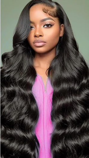 CSCHS Body Wave Bundles Human Hair Unprocessed Brazilian Virgin Hair Quick Weave Hair Extensions Natural Black 16in