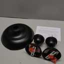 Farmhouse Semi Flush Mount Ceiling Lights, Modern Ceiling Light Fixture with Black Finish for Kitchen, Hallway, Entryway, Dining Room, Bedroom, Cafe, Bar, Living Room, 12"