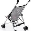 Bayer Doll Umbrella Stroller for Toddlers Foldable Grey 18-Inch, Easy Storage Lightweight Portable