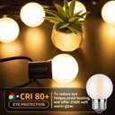 Dimmable LED 4W Globe Light Bulb,40W Equivalent E26 Standard Screw Base Small Decorative Bulb for Vanity,Bathroom,Wall Sconces,G16.5 Soft Warm 2700K 480Lumen Frosted,3 Pack