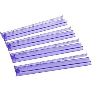 GUSTARIA Mahjong All-in-One Tile Rack & Pusher, Clear Acrylic Mahjong Rack and Pusher Combo, Modern American Majiang Tile Racks, Set of 4