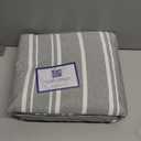 Full Size 4 Piece Sheet Set - Comfy Breathable & Cooling Bed Sheets Set - Hotel Luxury Bedding for Women, Men, Kids, Teens, Boys & Girls - Deep Pockets, Soft, Wrinkle Free - Oeko-Tex - Grey Stripes 3