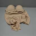 SHAPELLX Wedding Dresses Shapewear for Women Strapless Bodysuits Tummy Control Body Shaper Butt Lifting Shapewear (Beige, L)