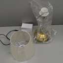 BOHON Cordless Lamp with Dimmer, Built-in 5200mAh Rechargeable Lamp, Patio Table Lamp, LED Bedside Night Light, Outdoor Ambient Light for Camping Restaurant Bedroom Dining Room Decor, Antique Brass