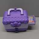 54 Pcs Kids Makeup Kit for Girls, Princess Real Washable Pretend Play Cosmetic Set Toys with Mirror, Birthday Gifts for 3 4 5 6 7 8 9 10 Years Old Girls Kids (Purple)