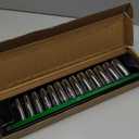 SK 3/8" Drive Socket Set, Deep Metric Sockets, 13-Piece 10-22mm, SuperKrome Finish, Premium CR-V Construction, with Aluminum Socket Organizer