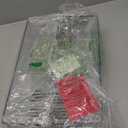 iDesign Stackable Plastic Pantry Bin with Handles for Cabinets or Fridge, Set of 2, Clear, Made in USA