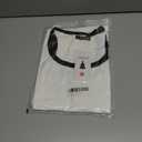 ZESICA Women's Summer Ribbed Color Block Tank Tops Casual Knit Scoop Neck Sleeveless Shirts Off White XL 