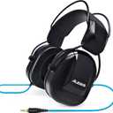 Alesis DRP100 - Audio-Isolation Electronic Drums Headphones for Monitoring, Practice or Stage Use with 1/4" Adapter and Protective Bag