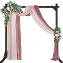 7.2FT Square Wooden Wedding Arch