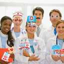 mdgfge 30 Pcs Nurse Photo Booth Props Nurse Graduation Party Decorations Photo Booth Props Nurse Selfie Photo Props for Nursing Graduation Party Supplies