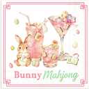 2 x 50PCS Easter Mahjong Party Cocktail Napkins, Pink Watercolor Bunny Mahjong Disposable Paper Beverage Napkins for Spring Holiday Dinner Wedding Baby Shower Birthday Party Supplies