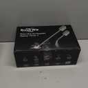 ScrubWiz Steam Mop with Detachable Handheld Steam Cleaner, 10-in-1 Multi Accessories, Quick 10s Heat, 350ml and 2-Level Steamer for Cleaning Floor, Carpet, BBQ Grill, Tile, and Grout, Light White