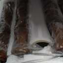 BOBOMOMO 62" Rustic Floor Lamp for Living Room, Retro Farmhouse Floor Lamp Rotary Switch, Resin Standing Lamp for Living Room, Corner, Dining Room, Bedroom, House (Light Walnut)