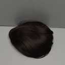 HAIRCUBE Long Synthetic Wig for Women Heat Resistant Natural Looking Hair with Bangs, Perfect for Daily Use, Party & Cosplay (Natural Brown)