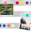 Magnetic Board Strips, 3PCS Frameless Stainless Steel Metal Magnet Bulletin Board Bars with Adhesive Backing, Includes 10 Colorful Magnets, Memo Message Board Strip for Wall Home Office School