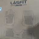 LASFIT Floor Mats 2019-2025 2026 for Ram 2500/3500 Crew Cab Bench Seat, Not for Bucket Seat or Model with PTO KIT or 4X4 Shifter, All Weather TPE Custom Fit Car Mats Floor Liners 1st & 2nd Row, Black