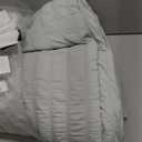 Sagegreen Twin/Twin XL Comforter Set - 2 Pieces Seersucker Lightweight Bedding Comforter Sets (1 Soft Fluffy Comforter & 1 Pillowcase) - All Seasons Cozy Modern Bed Sets for Women Men (Twin (68''*90''))