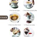 MUCXNIIY 2-5 Cup Coffee Filters, Pack of 100 Unbleached Coffee Filters 5 Cup, Thicken Natural Coffee Filter Basket for Commercial, Home Coffee Maker, Pour Over Coffee Kit (Brown, W02)