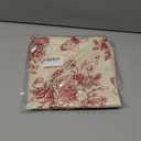 Chinoiserie Wine Red Floral Pillow Covers 16x16 Set of 2, Chinoiserie Print Outdoor Decorative Vintage Wine Red Flower Throw Pillows Butterfly Flower Couch Cushion Case for Chair Sofa Bedroom