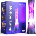 Liquid Motion Lamps - starry sky purple Liquid / White Wax, Beautiful Lamp, Relaxing Light, Night Light , lamps for adults, teenagers children, Bedroom Light Living Room, Novel and Cool Decorations