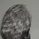 SEVENCOLORS Short Gray Wigs for White Women Natural Curly Silver Pixie Cut Wigs with Bangs Synthetic Hair Grey Wig for Older White Women