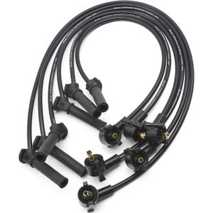 WR-6120 Ignition Spark Plug Wires Set of 6 for Ford Explorer Sport Trac 2001-2005, for Ford Ranger 2001-2011, for Ford Explorer Sport 2001-2003