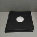 Oungy 30 Pack Vinyl Record Inner Sleeves, Anti-Static PO Lined Record Sleeves for 12 Inch LPs, Frosted Black 110g Heavyweight Paper Vinyl Protective Sleeves