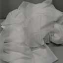 Simplebrand Sheer White Curtains 96 Inches Long, Light Filtering Rod Pocket Solid Color Window Sheer Curtain Panels, Elegant Curtains & Drapes for Living Room, Bedroom 2 Panels (White, 42" W x 96" L)