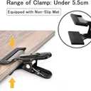Backdrop Spring Clamps - 6 Pack of 4" Heavy Duty Clips for Photography Background Stands, Woodworking & Home Improvement Projects