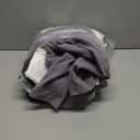 5 Pack Men's Cotton Thermal Shirts Long Sleeve Ribbed Tops Crew Neck Slim Fit Sweater Casual Pullover Undershirts (Large, Black, Dark Gray, Gray, Light Gray, White)