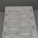 C CREST Set of 12, Champagne Glasses, 6 Ounce Champagne Flute, Lead-free Drinkware, Clear