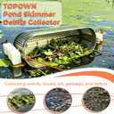 Multi-Purpose Pond Skimmer Debris Collector, Floating Debris Pond Skimmer