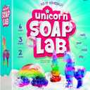 Unicorn Soap Making Kit - Girls Crafts DIY Project Age 6+ Year Old Kids - Unicorn Girl Gifts - Science STEM Activity Teenage Gift - Make Your Own Soap Kits - Craft Toys Ages 6 7 8 9 10 11 12