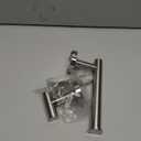 NearMoon Bathroom Hardware Set SUS 304 Thicken Stainless Steel-Towel Bar Set Include 16" Towel Rod, Toilet Paper Holder, Multifunctional Hooks Bathroom Accessories (Brushed Nickel, 5 Pcs)