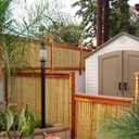 FOREVER BAMBOO Natural Bamboo Fencing Decorative Rolled Fence Panel 0.75 in D x 4 ft H x 8 ft L