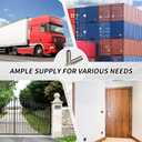 20 Pcs Weldable Barrel Hinges 3 Weld On Barrel Hinges, Carbon Steel Weldable Bullet Door Hinges, Heavy Duty Detachable Gate Hinge for Swing Door, Trailer Ramp, Pin OD 1/2 inch