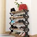Shoe Rack Organizer, 5 Tier Shoe Shelf Storage Organizer, for Entryway, Hallway, and Closet
