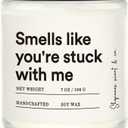 Funny Anniversary Candle Gifts for Boyfriend Girlfriend, Valentines Day Gifts for Her Him, Best Friend Friendship Birthday Gift for Women, Bestie, Christmas Gift, Lavender Scented 7oz