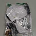 JOYIN 23.6'' 3PCS Halloween Hanging Ghosts Decorations Outdoor, Blue Hanging Light Up Ghost Decor with Witch Hat & Timer, Halloween Decorations for Yard Patio Tree Garden Outside Haunted House Party