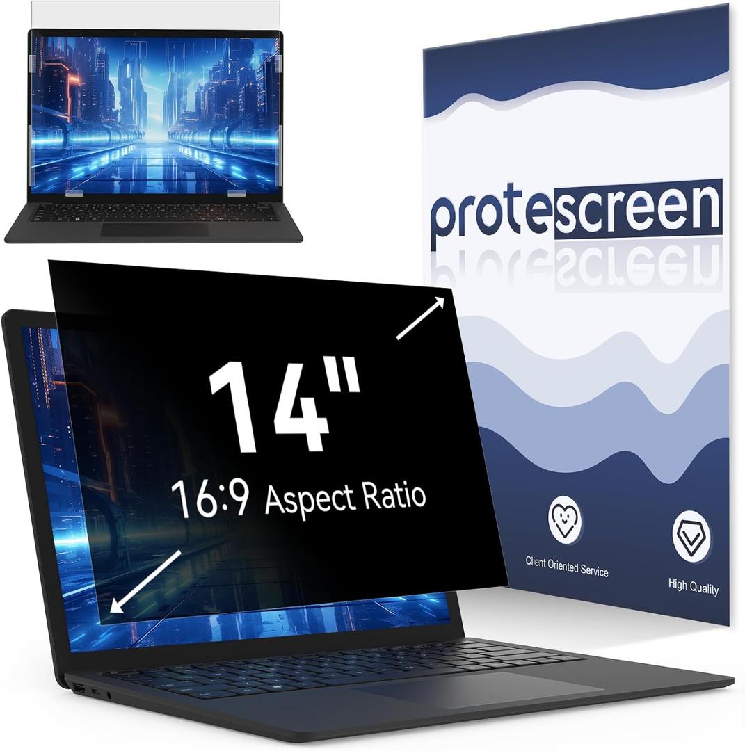 Laptop Privacy Screen 14 Inch Compatible With Lenovo Hp Dell Acer Asus Thinkpad Envy Xps, 16:9 Aspect Removable Anti Glare Blue Light Filter Protector, 14inch Computer Monitor Privacy Shield Laptop Privacy Screen 14 Inch Compatible With Lenovo Hp Dell Acer Asus Thinkpad Envy Xps, 16:9 Aspect Removable Anti Glare Blue Light Filter Protector, 14inch Computer Monitor Privacy Shield