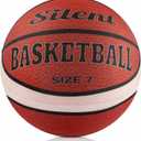 Silent Basketball with Cover-Size 7 Indoor aBasketball, Soundless Foam-Basketball Higher Bounce Noiseless for Quiet Dribbling and Indoor Training