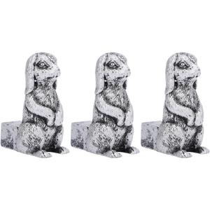 3PCS Flower Pot Decorative Feet, Animal Figures Plant Pot Feet for Outdoor Planters Support (Standing Rabbit)