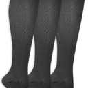 Dr. Scholl's womens Graduated Compression Knee High Socks - Comfort and Fatigue Relief - Mild 8-15 Mmhg, 3 Pairs