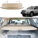 Cargo Cover for Toyota 4Runner 2003-2009 - Rear Trunk Security Shield, Beige