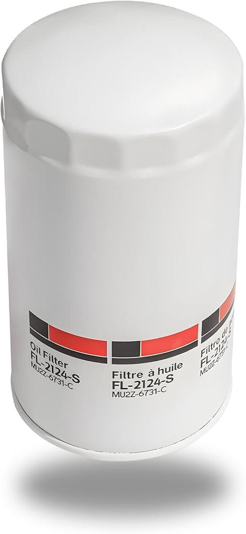 FL2124S Oil filter Fits for 2011-2024 Ford F250 F350 F450 F550 F650 F750 6.7L Powerstroke Diesel Engine Replaces FL2051S BC3Z-6731-B BC3Q-6714-CA