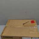 Stainless Steel Cat Litter Box, Odor Free Metal Litter Box with High Sides Lid, Open Top Low Entry Litter Pan Include Scoop Easy Cleaning Anti-Scratch Kitty Cat Box Anti-Urine Leakage, Non-Sticky, M (Light Grey(17.5 in))