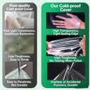 5Pcs Plant Covers Freeze Protection for Winter, 31.5" x 23.6" Outdoor Protection Jacket for Shrub Tree Potted Plants Winter Cold Weather, Frost Cloths for Outdoor Plants Cold Weather Blankets