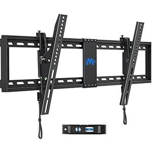 Mounting Dream TV Wall Mount for 42-86" TVs, Tilting TVs Mount with Level Adjustment Fits 16", 18", 24" Studs Easy for Centering, Wall Mount TV Bracket Max VESA 800x400mm, 120 LBS Loading, MD2263-XLK